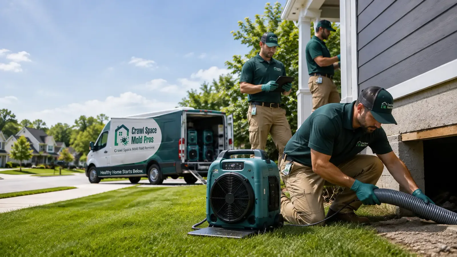 Crawl Space Mold Removal in Wellfleet, NE